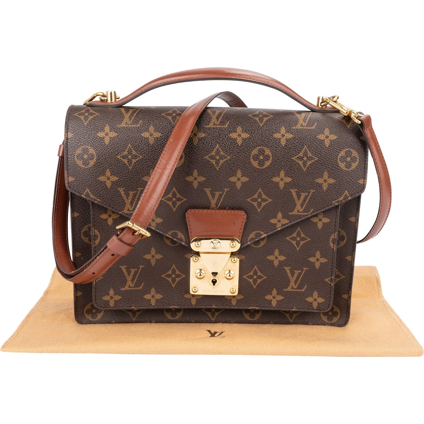 Louis Vuitton Monogram Canvas Monceau Handbag