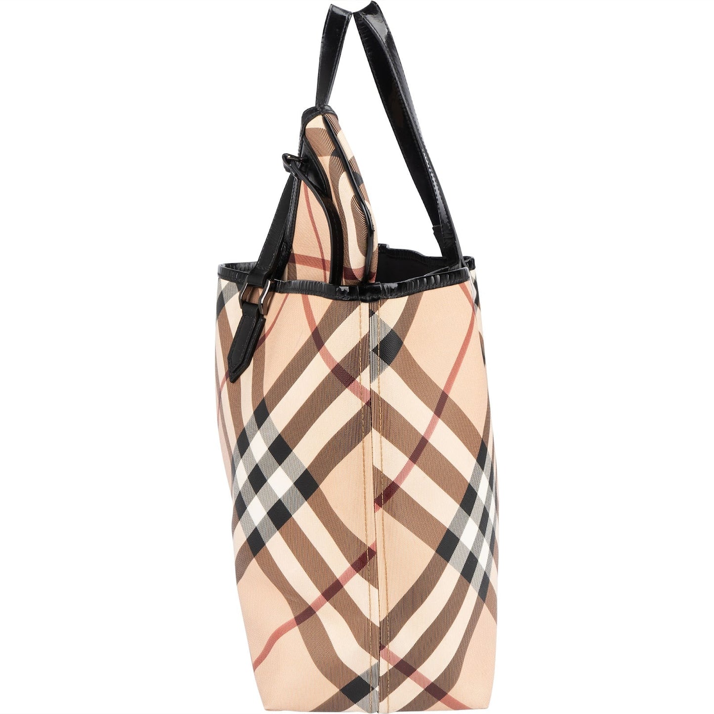 Burberry Nova-Check Monogram Tote Shoulder Bag