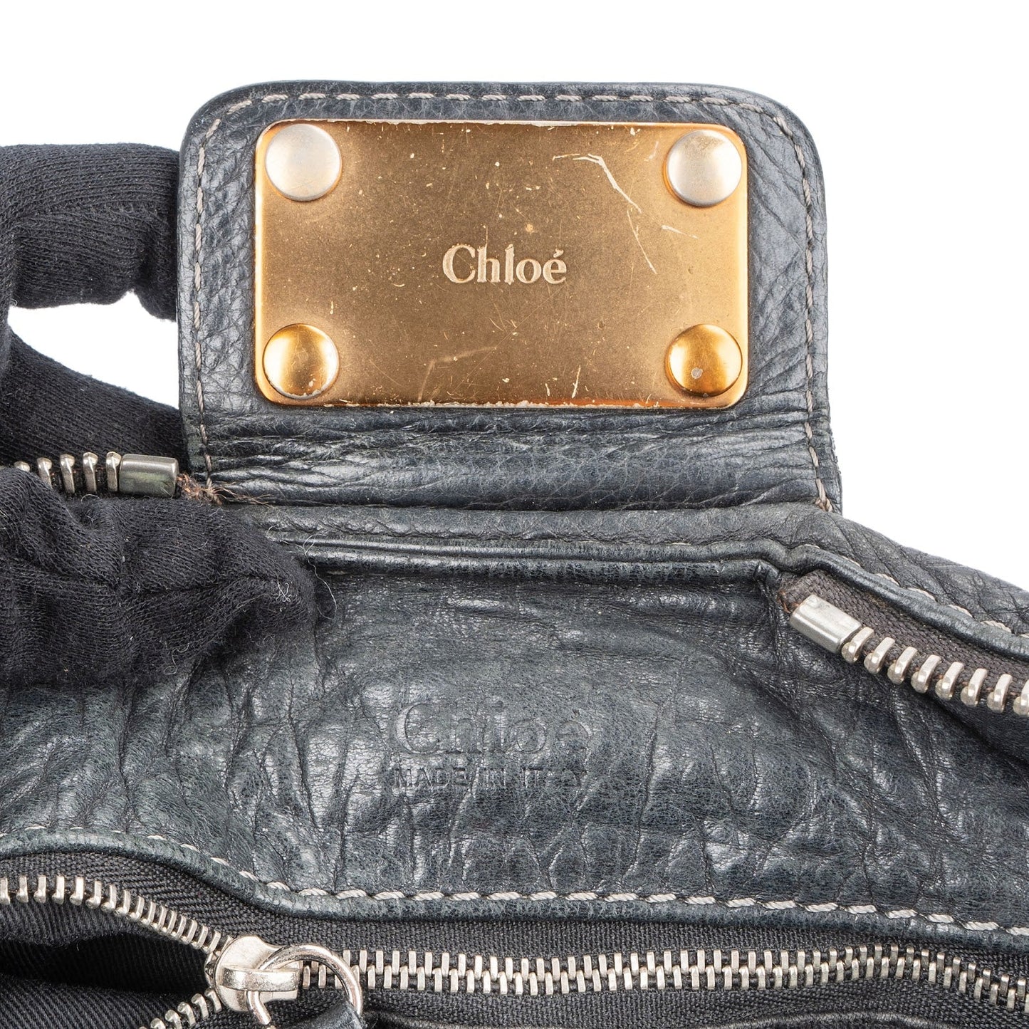 Chloé Grained Leather Paddington Handbag