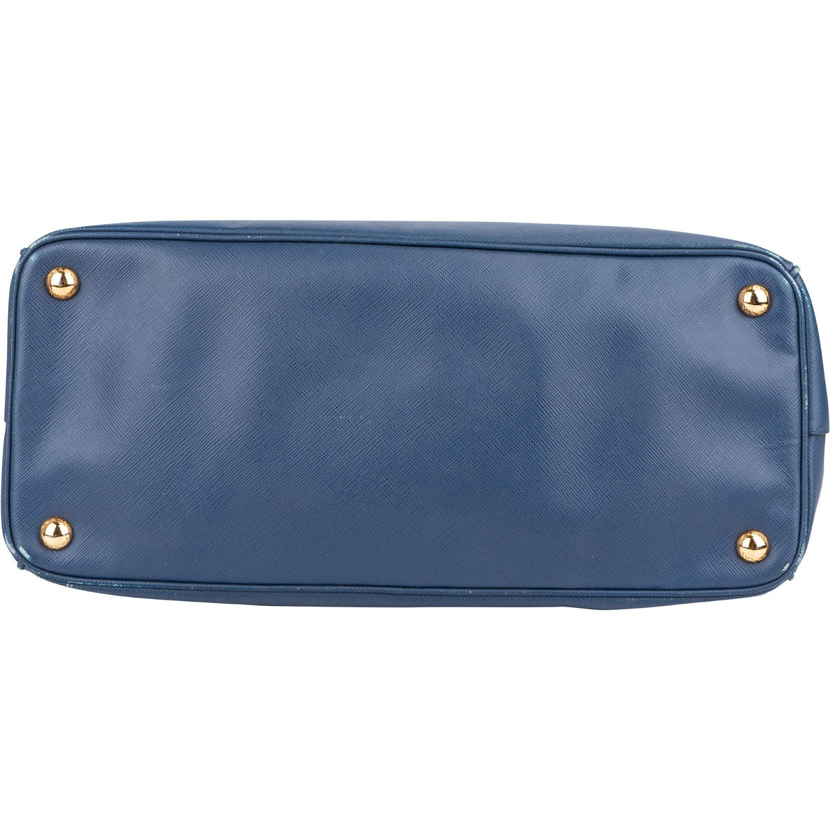 Prada Blue Saffiano Leather Galleria Handbag