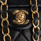 Chanel Quilted Lambskin 24K Gold Single Flap Crossbody Bag