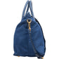 Prada Triangle Tote aus blauem Nylon und Saffiano-Leder – Ansicht 3