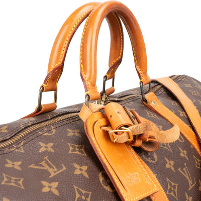 Louis Vuitton Monogram Canvas Keepall 55 Bandoulière Travel Bag