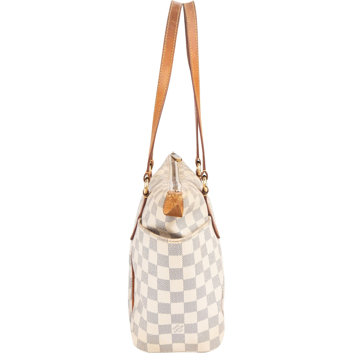 Louis Vuitton Totally PM aus Damier Azur Canvas – Ansicht 3