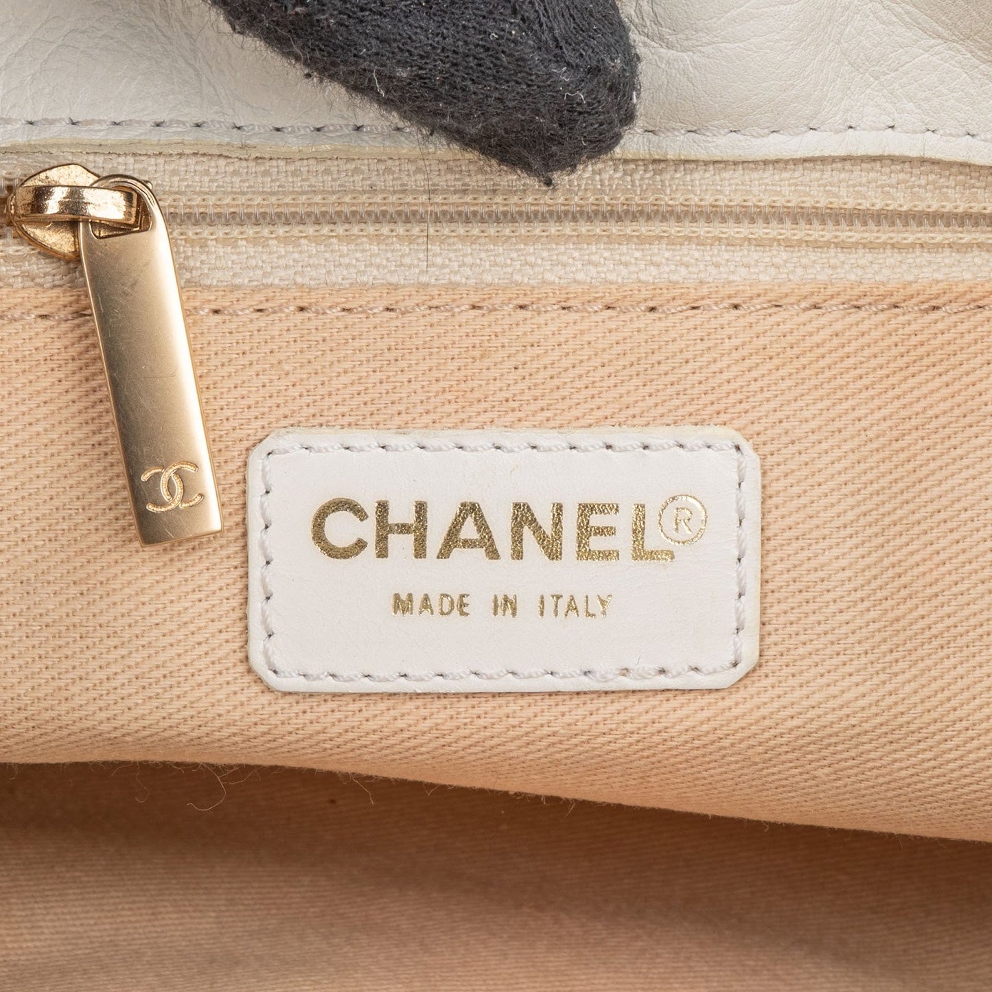 Chanel Canvas and Leather CC Olsen Shoulder Bag