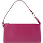 Louis Vuitton Pochette Accessoires aus fuchsiafarbenem Epi-Leder – Vorderansicht
