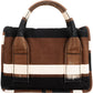 Prada Small Coffer aus gestreiftem Canvas – Ansicht 4