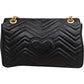 Gucci Matelassé Leather GG Large Marmont Shoulder Crossbody Bag