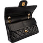 Chanel Quilted Lambskin 24K Small Double Flap Shoulder Bag
