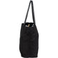 Prada Tessuto Nylon Patent Leather Handle Tote Shoulder Bag