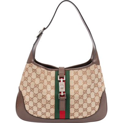 Gucci Monogram GG Jackie O Web Schultertasche New Model