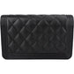 Chanel Quilted Caviar Leather Boy Wallet On Chain Crossbody Bag