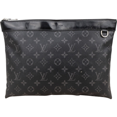 Louis Vuitton Monogram Canvas Eclipse Pochette Voyage MM Clutch