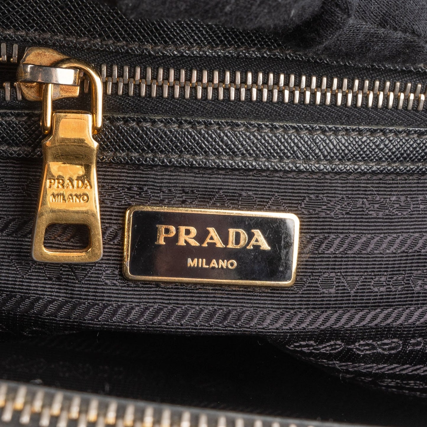 Prada Black Saffiano Lux Galleria Handbag
