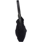 Fendi Black Cotton Baguette Buckel Shoulder Bag