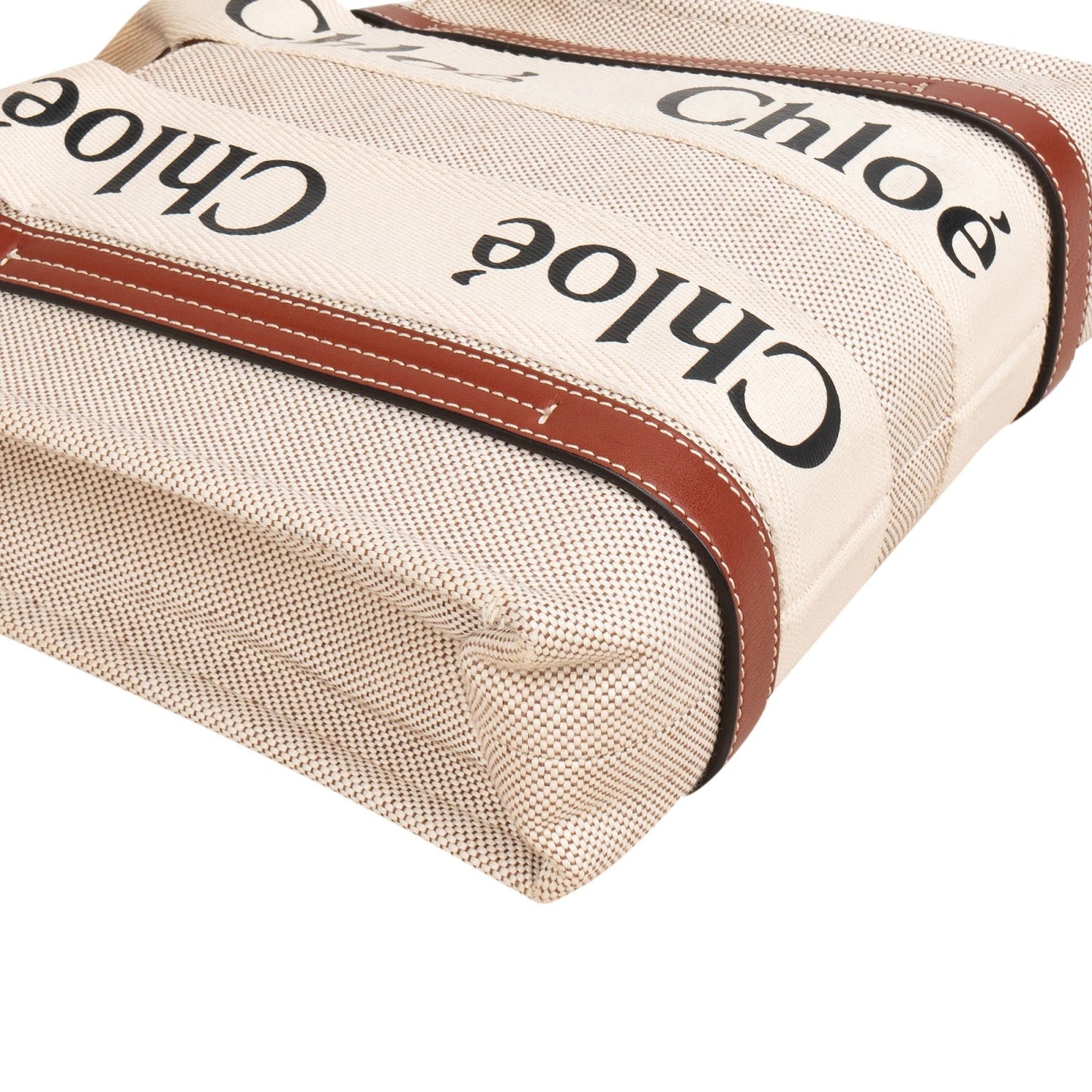 Chloé Canvas Small Woody Tote Handbag
