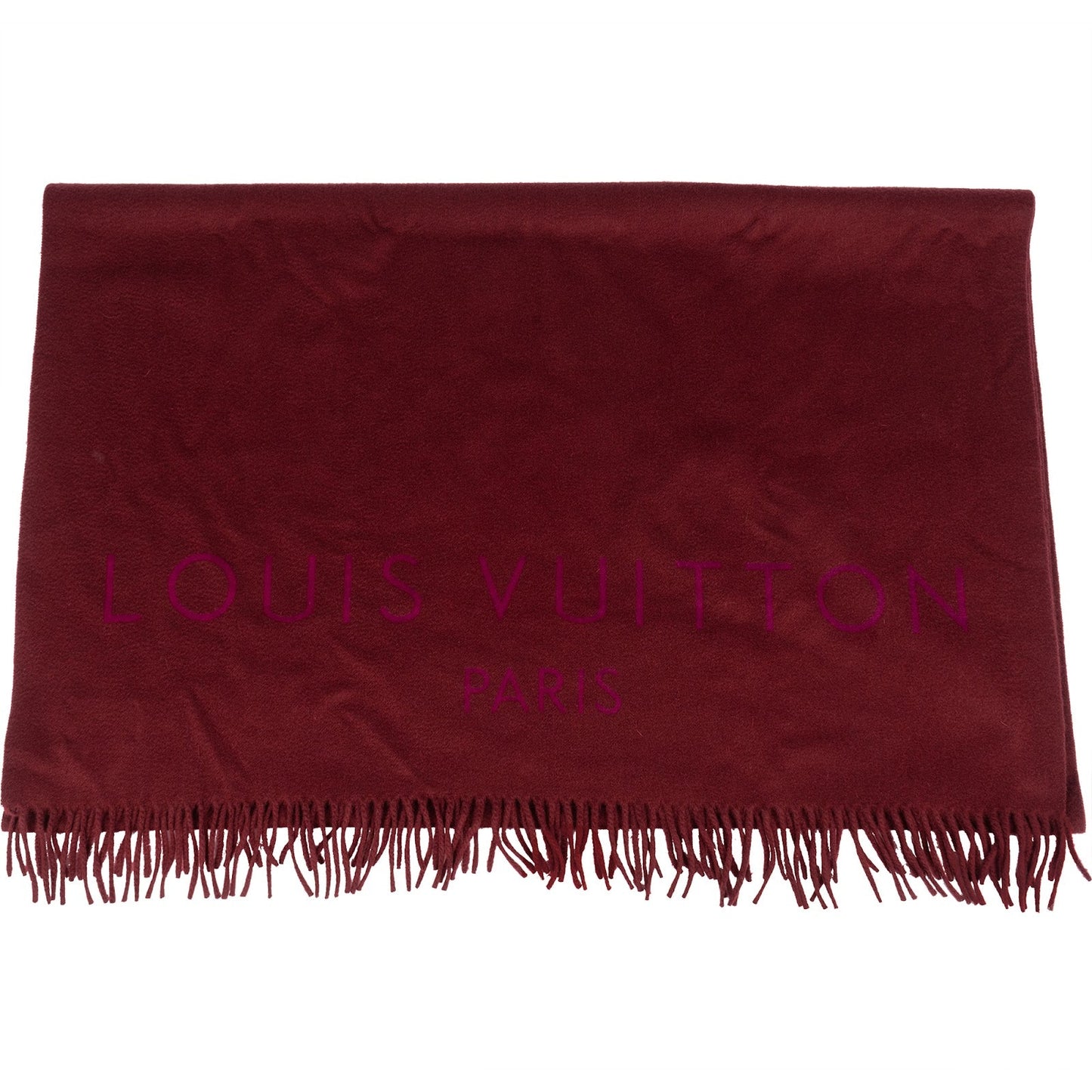Louis Vuitton Cashmere Monogram Echarpe Schal Scarf