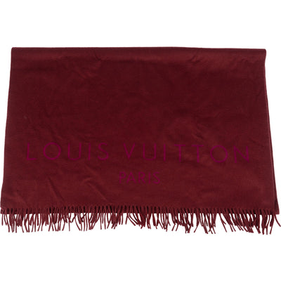 Louis Vuitton Cashmere Monogram Echarpe Schal Scarf