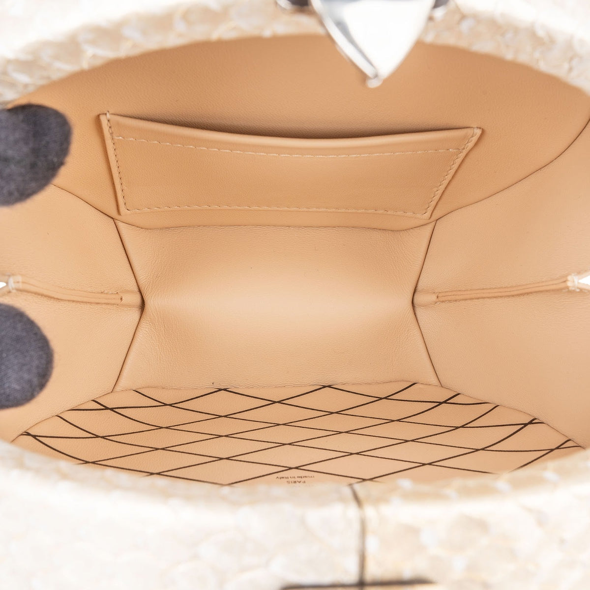 Louis Vuitton Python Leather Nano Boite Chapeau Crossbody Bag