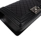 Chanel Medium Boy Single Flap aus gestepptem Lammleder – Ansicht 7