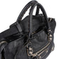 Balenciaga Black Leather Mini City Handbag