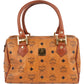 MCM Monogram Visetos Boston Handbag