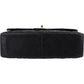 Chanel Quilted Caviar Leather Jumbo Double Flap Crossbody Bag