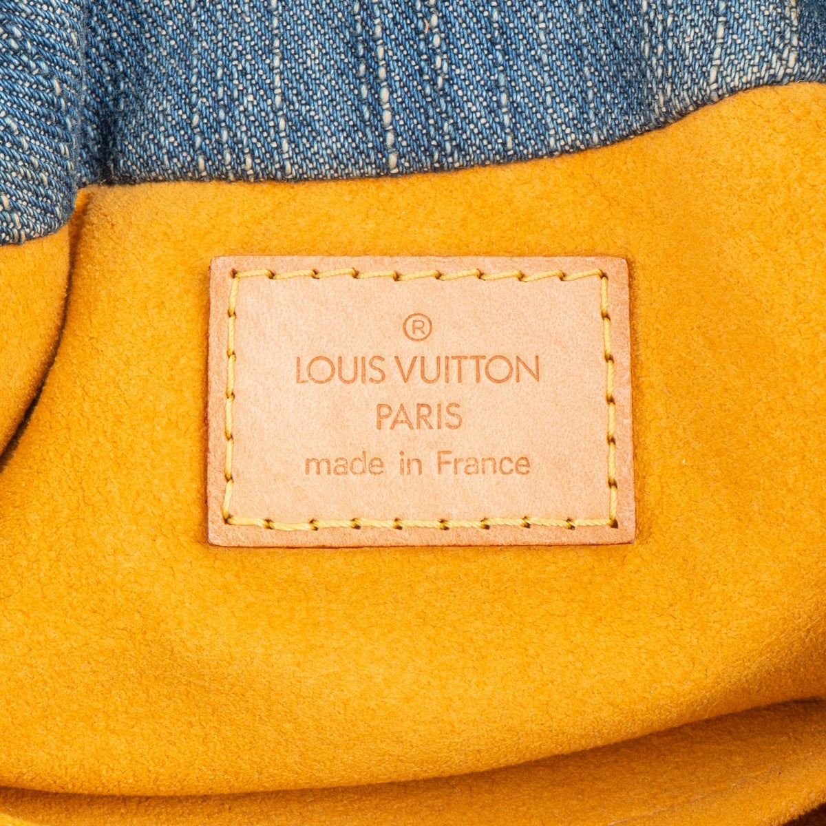 Louis Vuitton Monogram Denim Pleaty Handbag