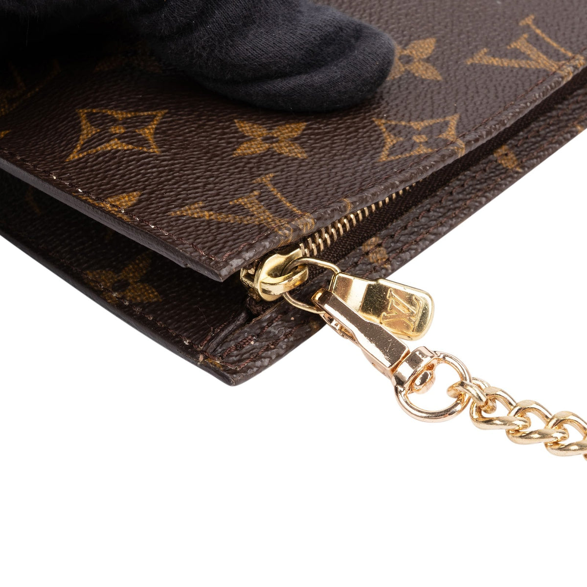 Louis Vuitton Bucket Pochette Accessoires aus Monogram Canvas – Ansicht 6