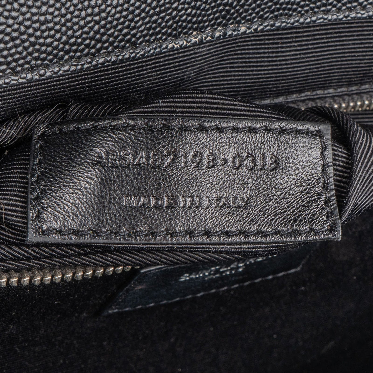 Saint Laurent Quilted Grained Leather Large Envelope Crossbody Bag