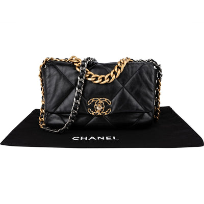 Chanel 19 Quilted Lambskin Single Flap Crossbody Bag