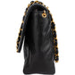 Chanel Quilted Lambskin 24K Gold Single Flap Crossbody Bag