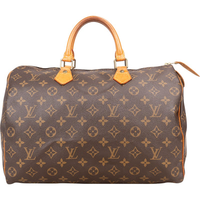 Louis Vuitton Monogram Canvas Speedy 35 Handbag