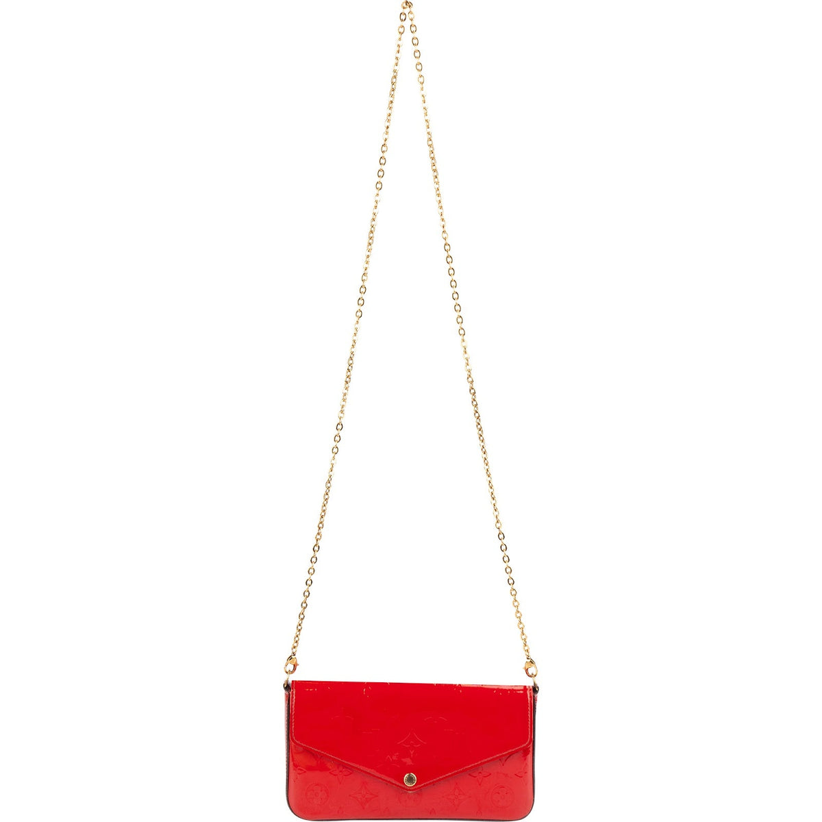 Louis Vuitton Vernis Leather Monogram Felicie Crossbody Bag