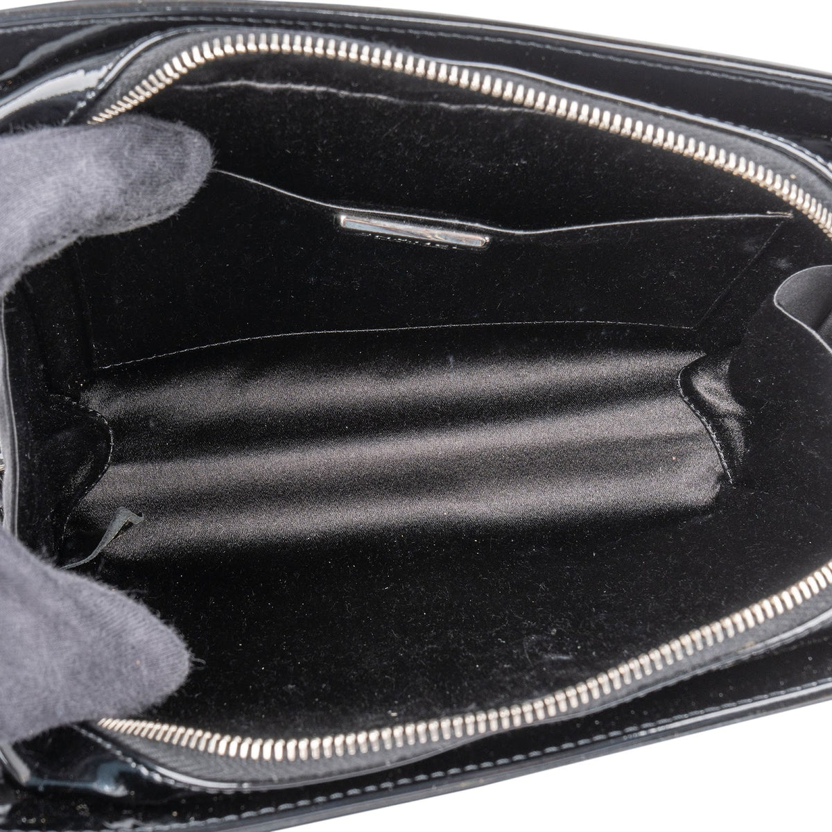 Chanel Patent Leather Timeless CC Flap Handbag