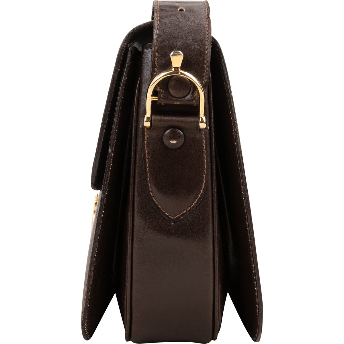 Celine Boxcalf Leather Horse Carriage Shoulder Bag