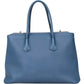 Prada Saffiano Leather Galleria Turnlock Double Handbag