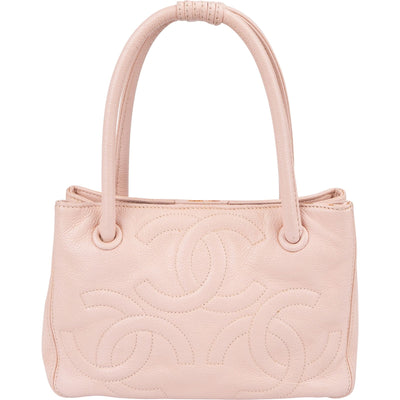 Chanel Caviar Triple CC Small Tote Handtasche