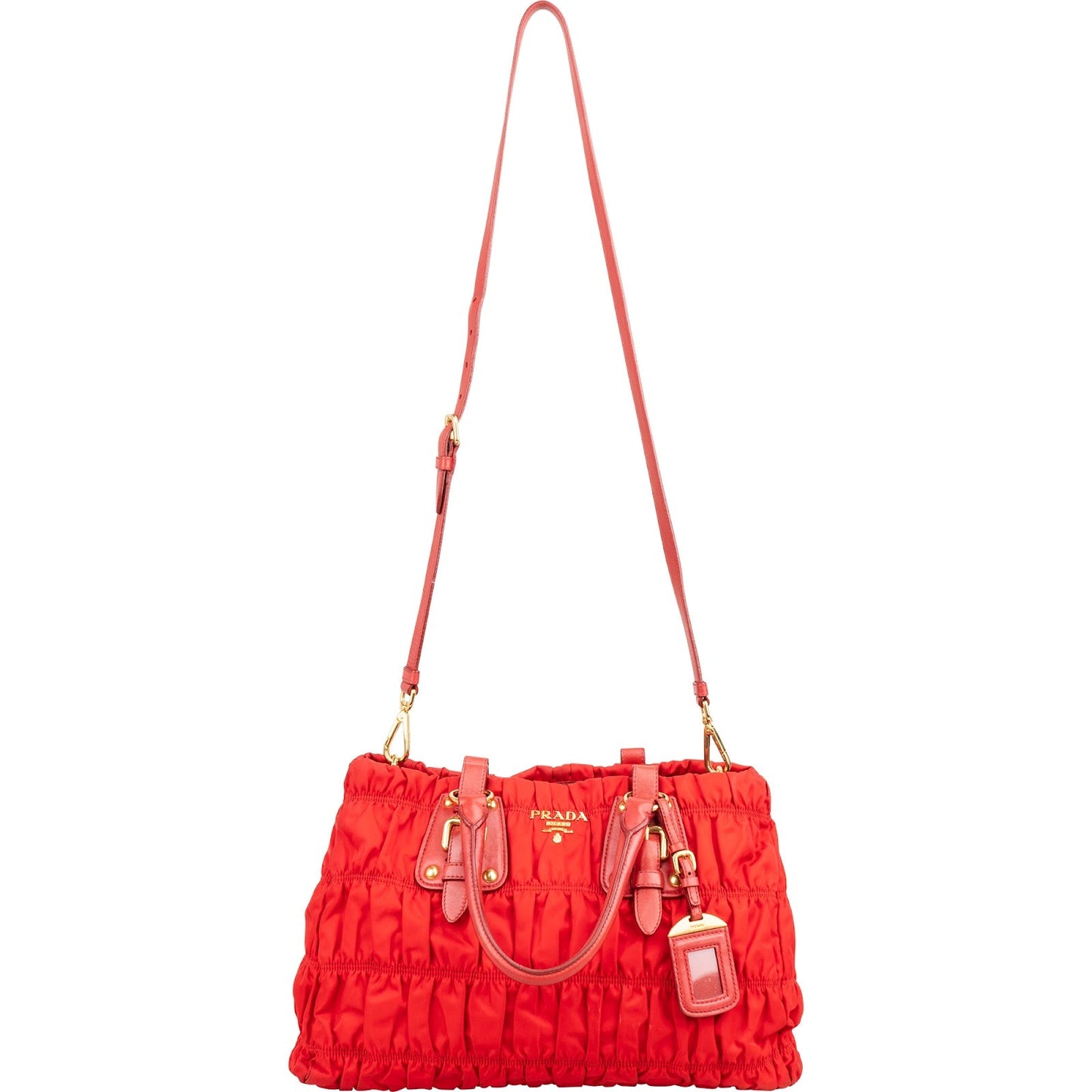 Prada Tessuto Gaufre Tote Handbag