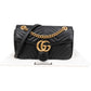 Gucci Chevron Leather GG Marmont Camera Crossbody Bag