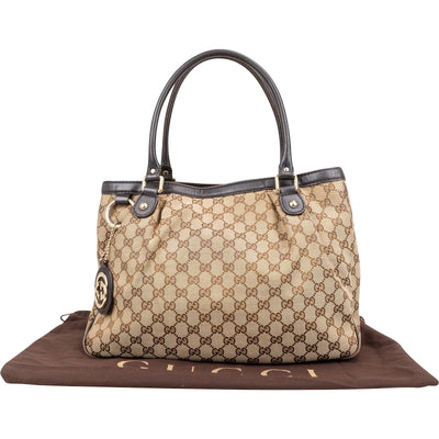 Gucci Monogram GG Canvas Sukey Handbag