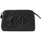 Chanel Caviar Leather CC Cosmetic Pouch