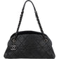 Chanel Quilted Iridescent Calfskin Just Mademoiselle Bowling CC Shoulder Bag
