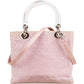 Christian Dior Nylon Cannage Transparent  Lady Dior Handbag