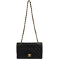 Chanel Quilted Lambskin 24K Medium Double Flap Shoulder Bag