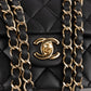 Chanel Quilted Lambskin Medium Double Flap Shoulder Bag