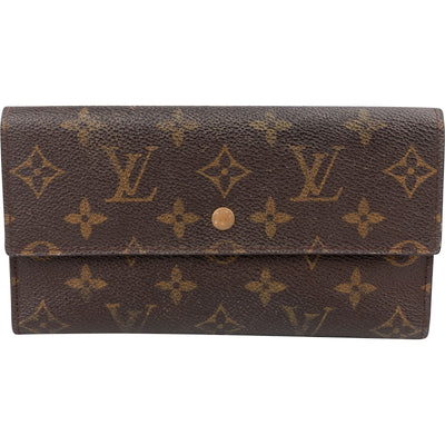 Louis Vuitton Monogram Canvas Sarah Wallet