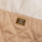 Chanel 22 White Quilted Lambskin Hobo Shoulder Bag