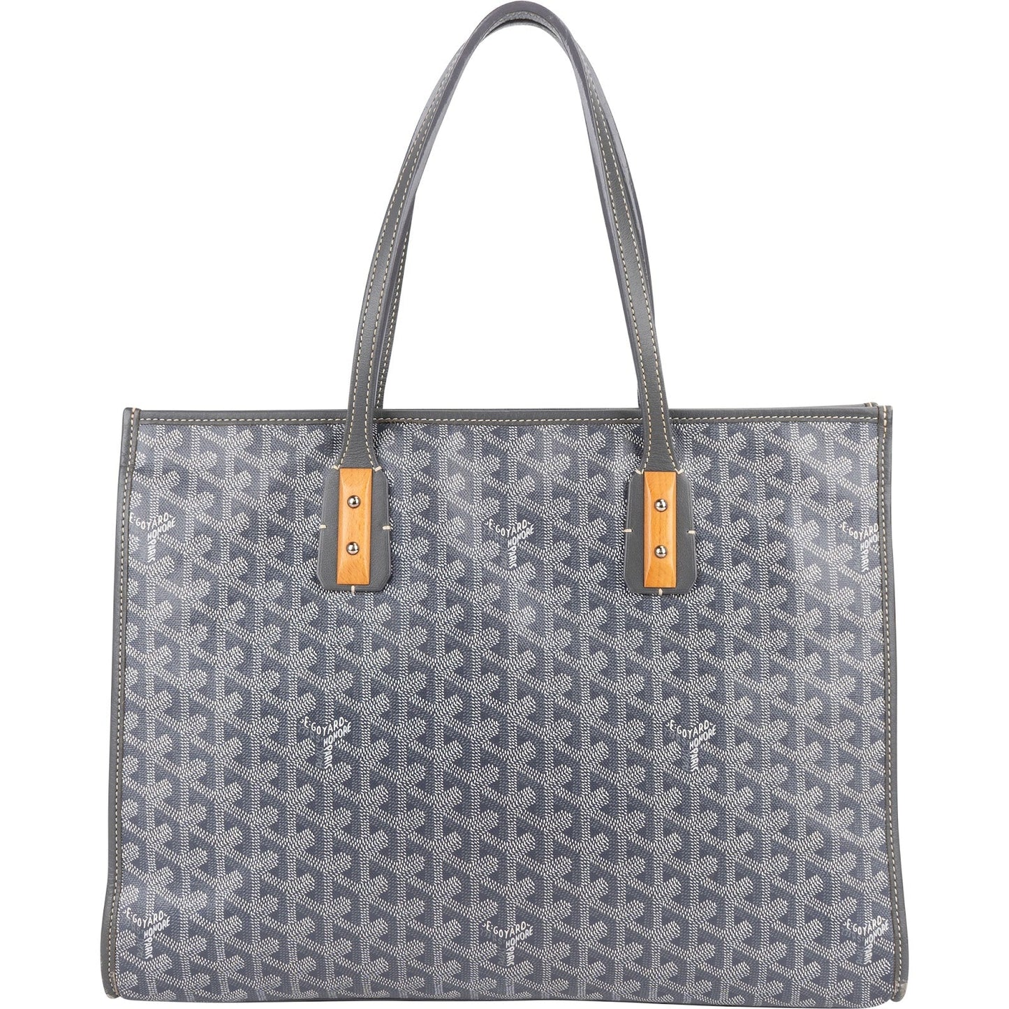 Goyard Monogram Goyardine Marquises Tote Shoulder Bag
