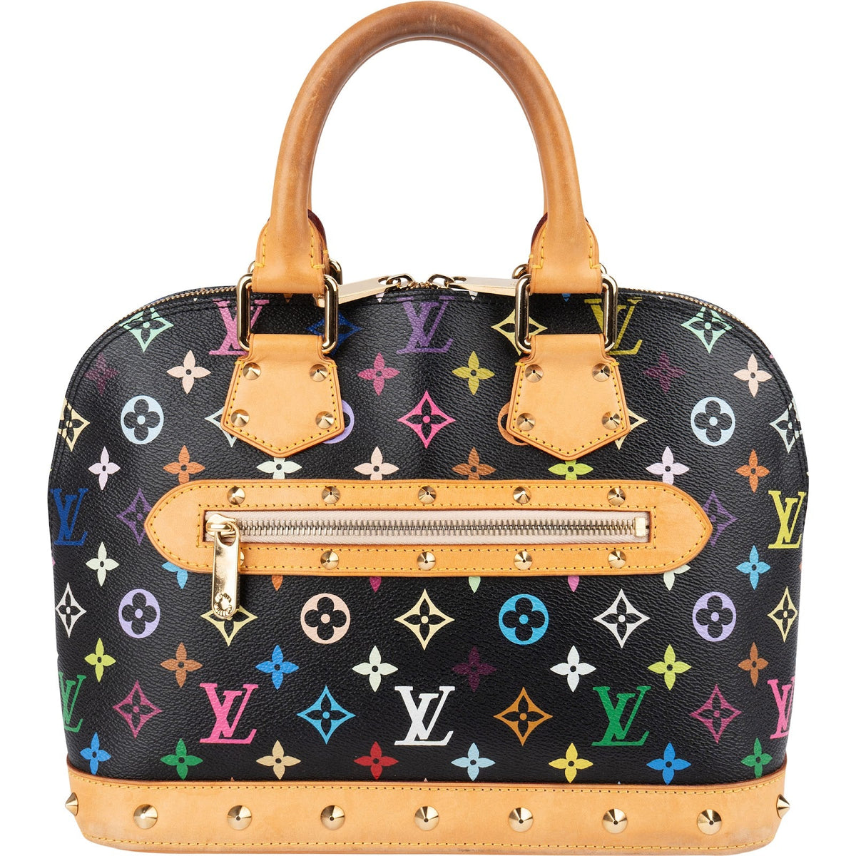 Louis Vuitton Canvas Monogram Murakami Multicolor Alma PM Handbag